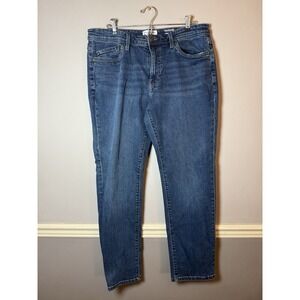 English Laundry Jeans Men 36x32 Blue Medium Wash Cotton Harrow Straight‎ fit